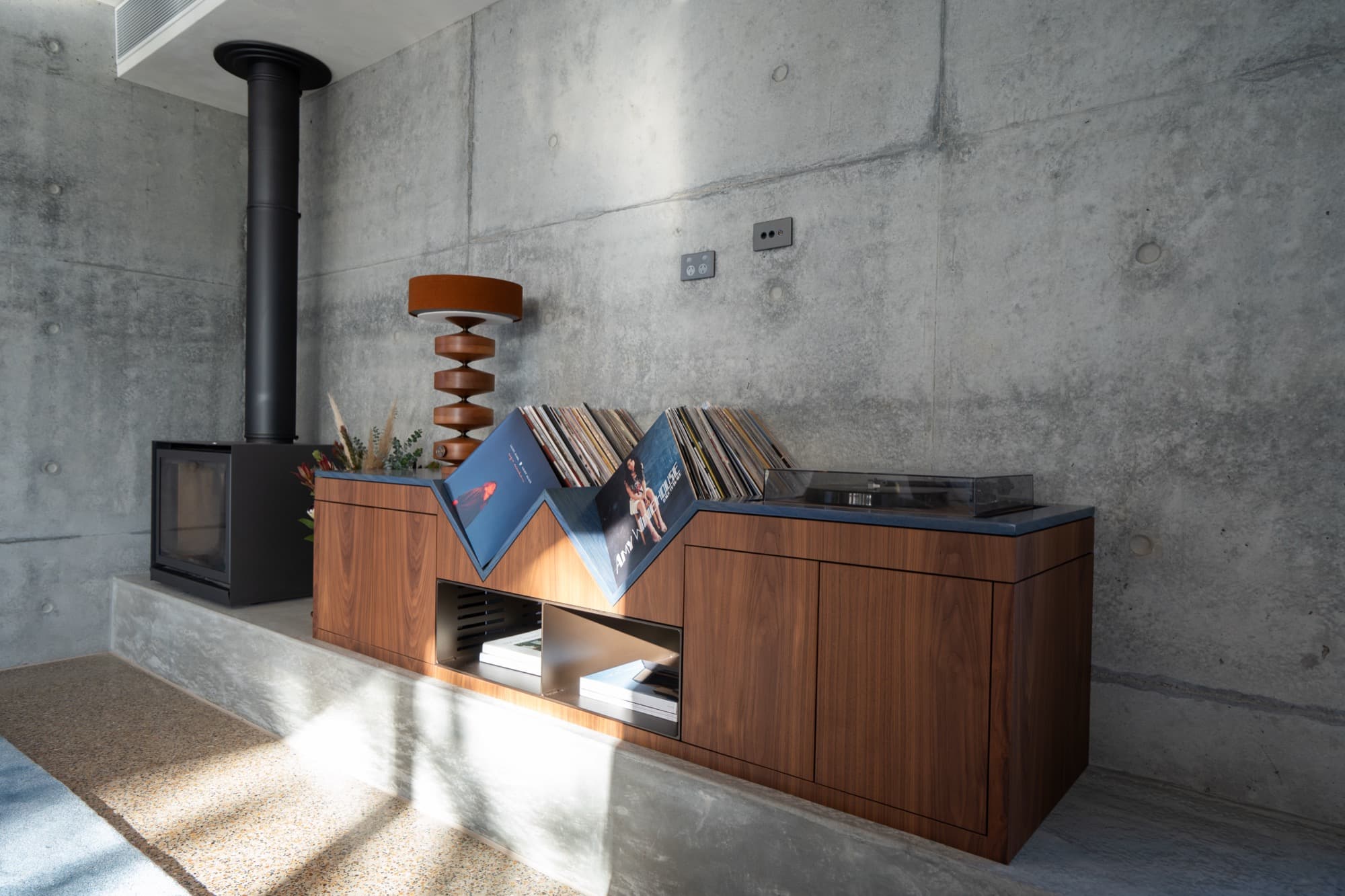 Architectural Melbourne home with C-Bus controlled lighting scenes