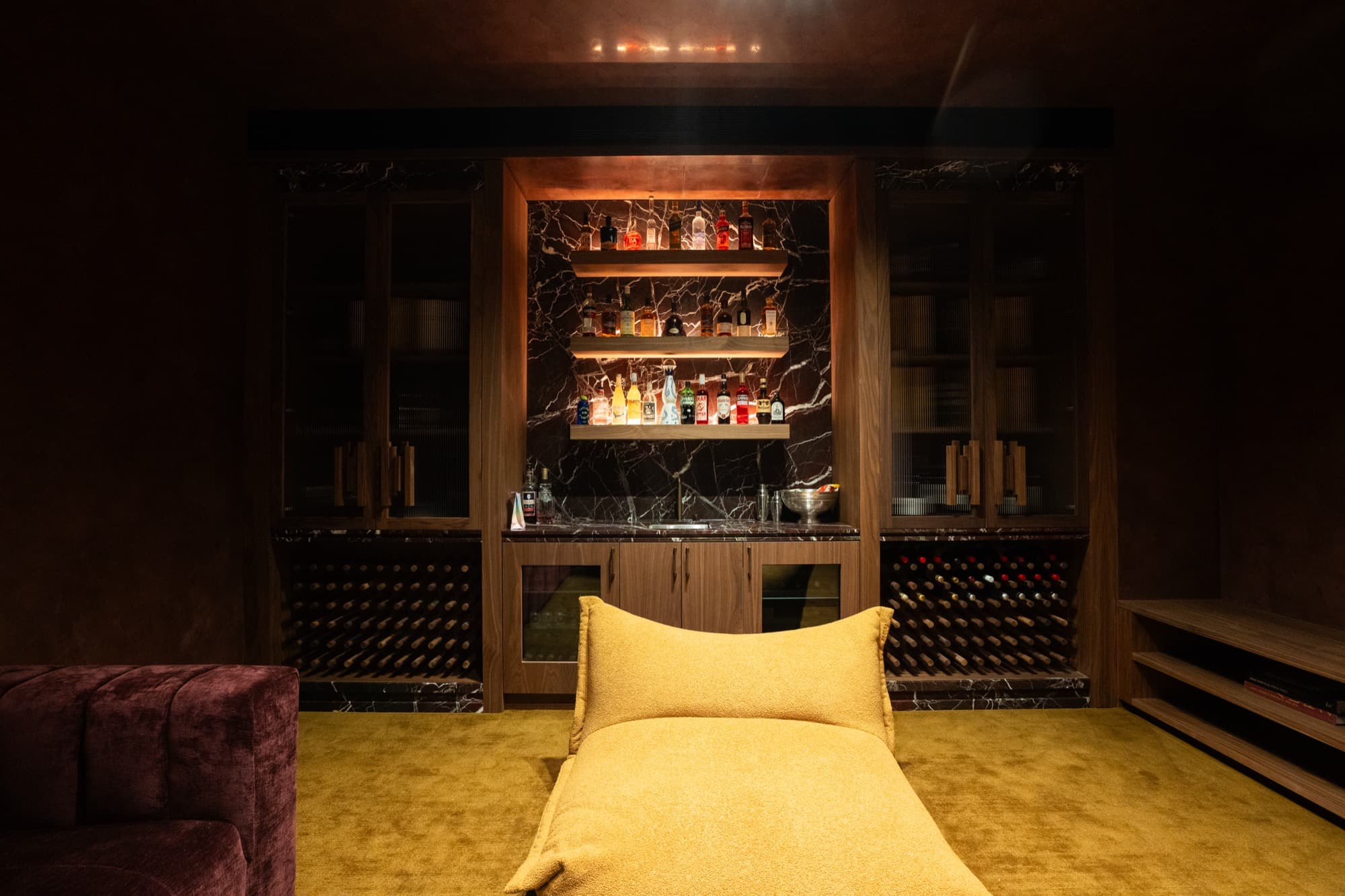 Haven Court home bar